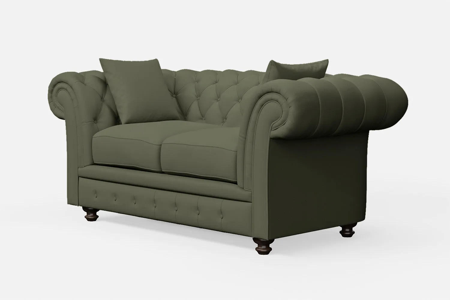 Pesaro 2 Seater Sofa Sage Leather