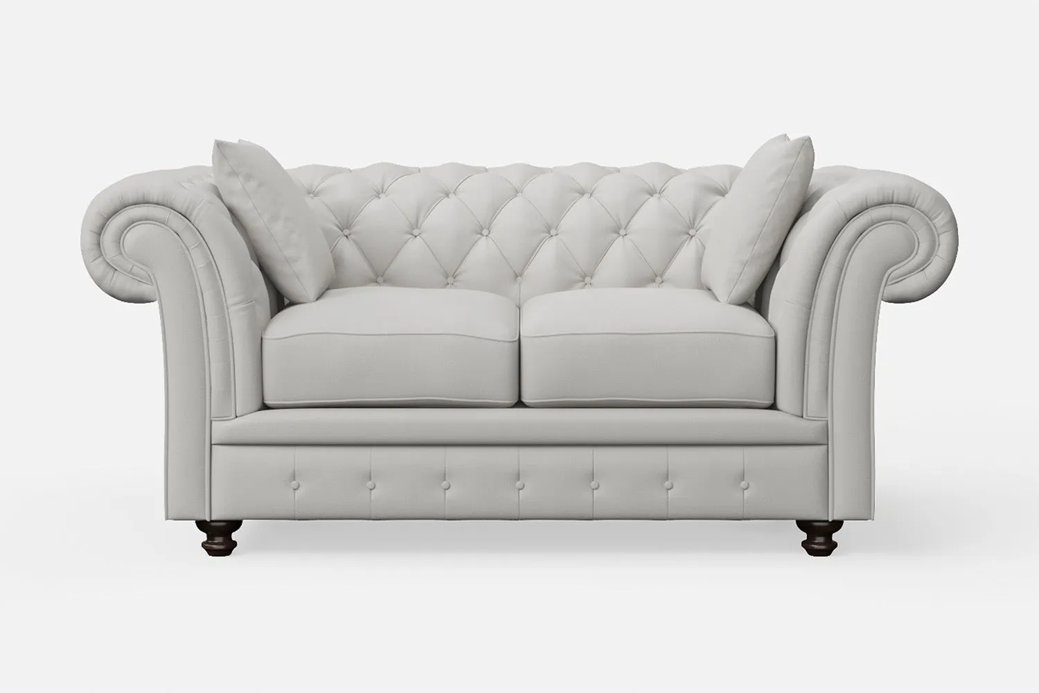 Pesaro 2 Seater Sofa White Leather