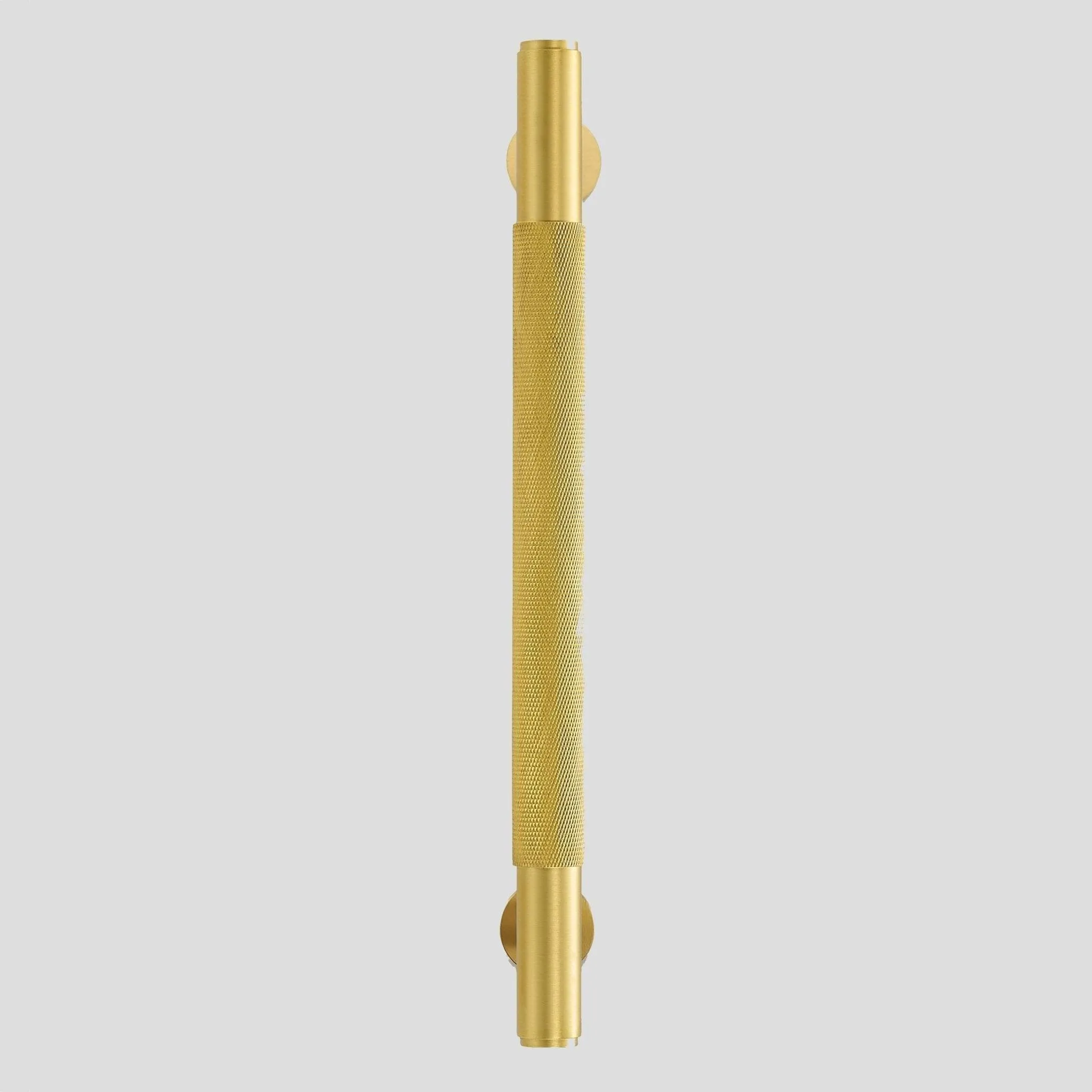 PORTA / Double-Sided Solid Brass Knurled Door Pull