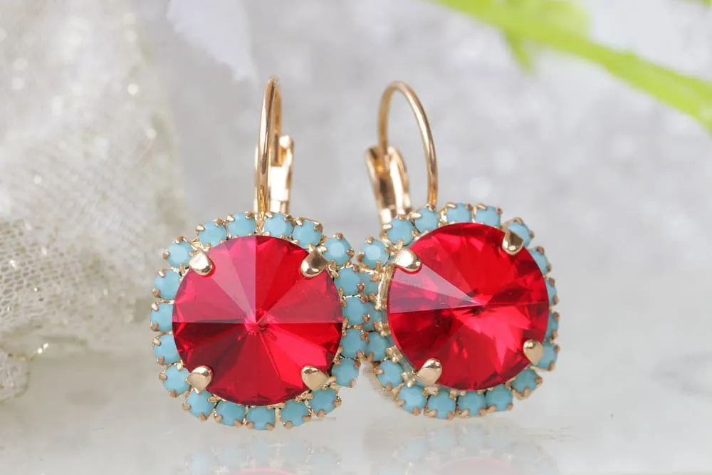 RED  EARRINGS