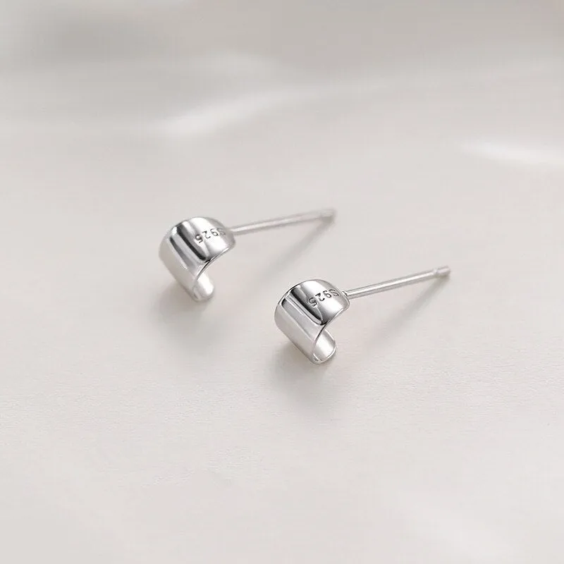 Silver Plated Stud Earrings