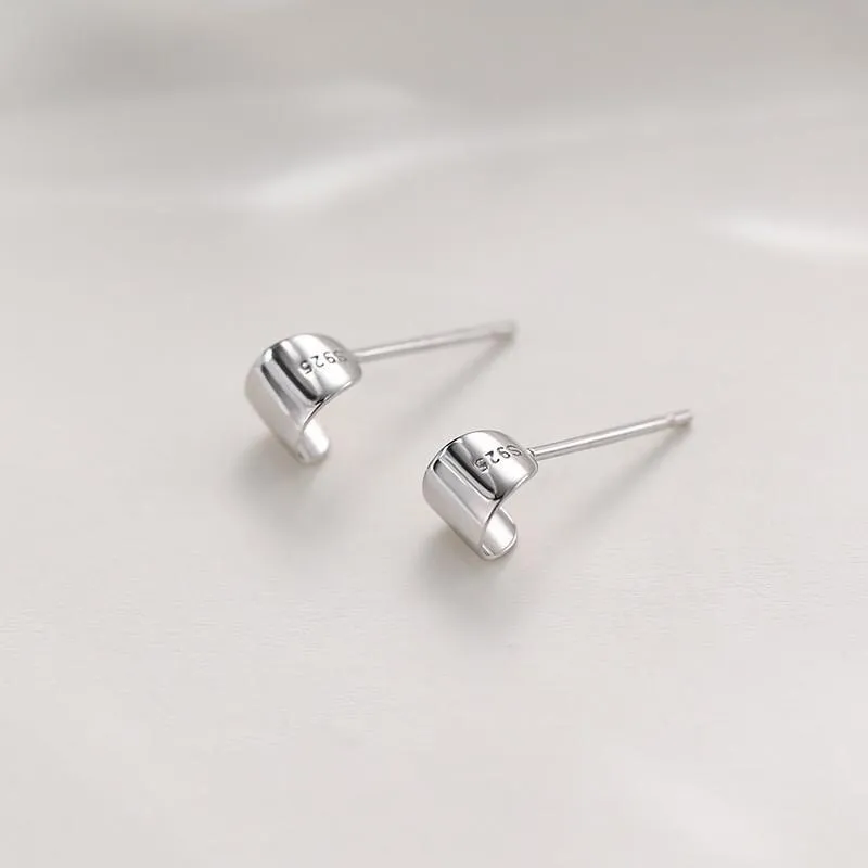 Silver Plated Stud Earrings