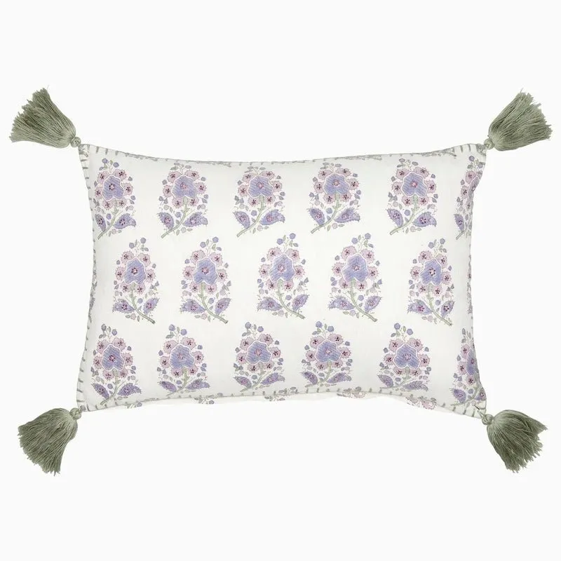 Sofi Lavender Lumbar Pillow by John Robshaw