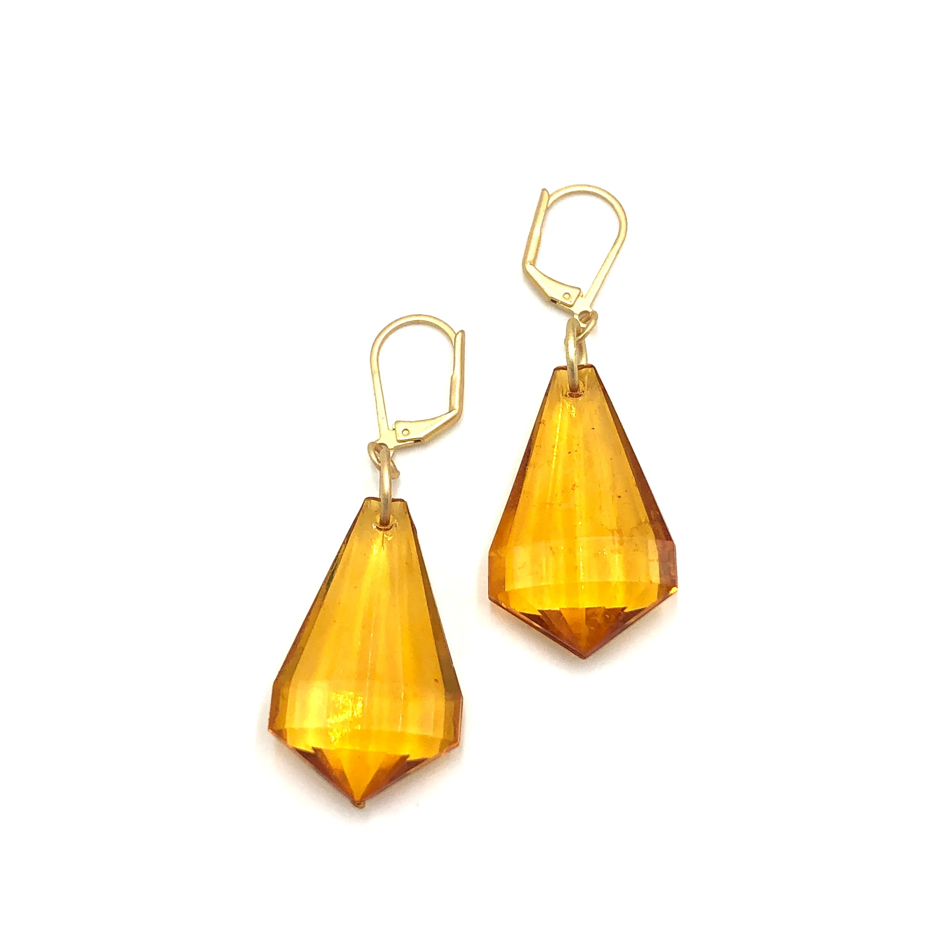 Topaz Chandy Teardrop Drop Earrings *