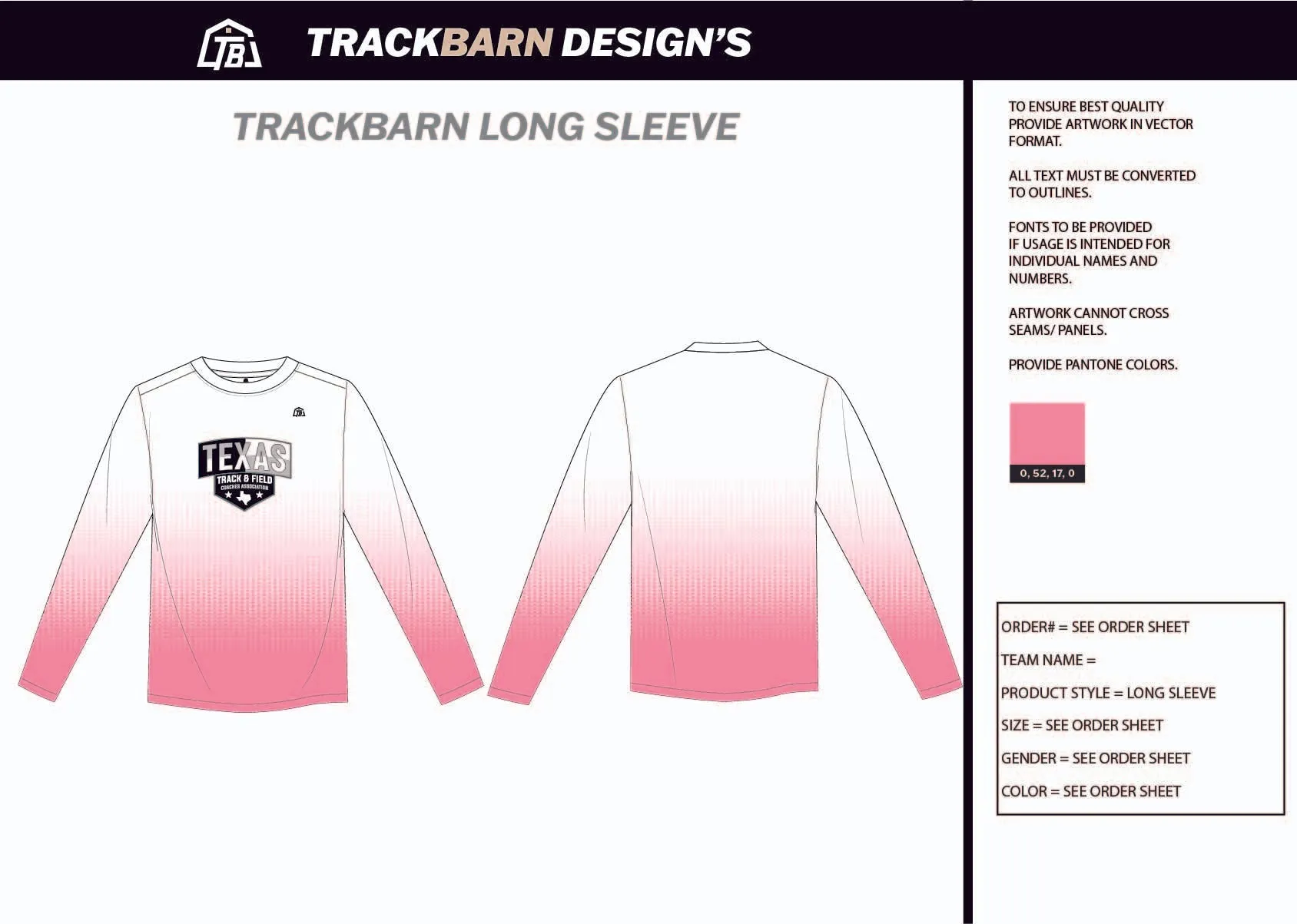 TTFCA-- Womens Stretch Light LS Tee