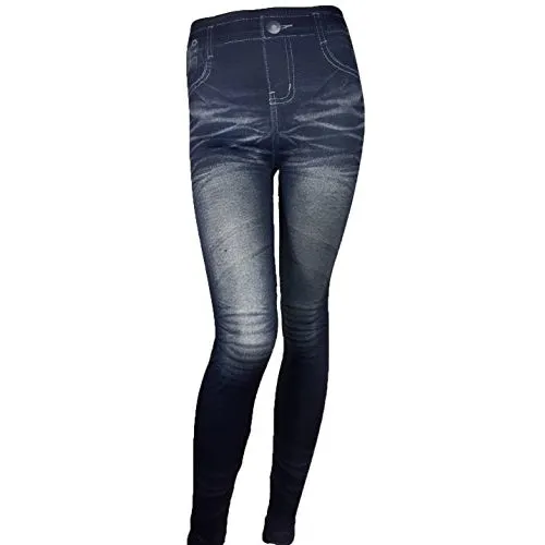 Women's Jean Pattern Stretch Spandex Fashion Leggings