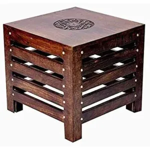 Wooden Handmade small table/stool 30 x 30 x 30 cm