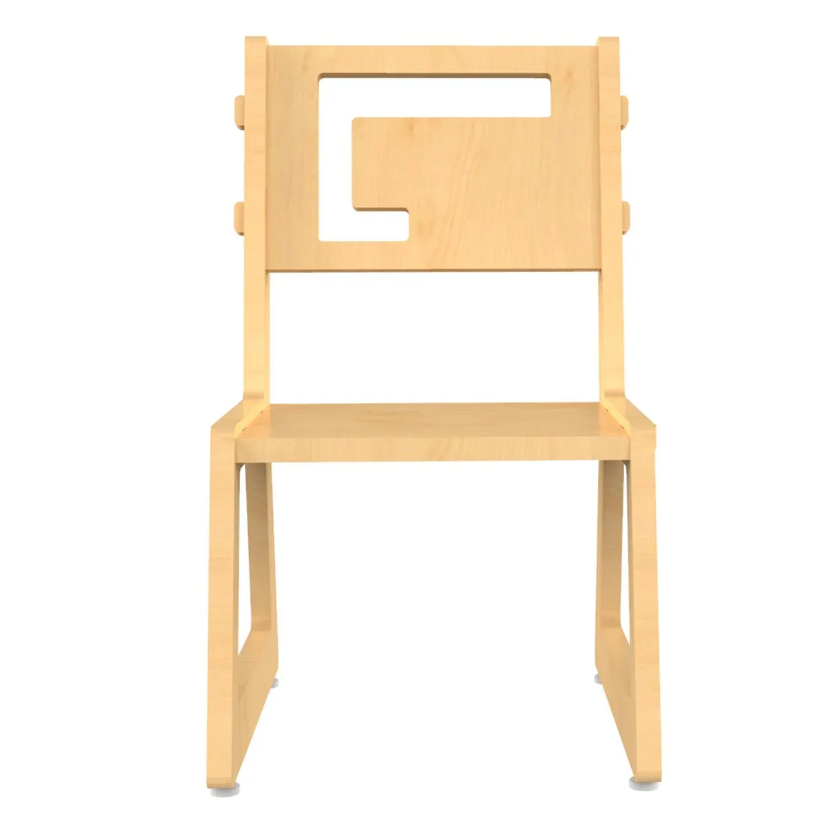 X&Y Blue Apple Chair - Natural